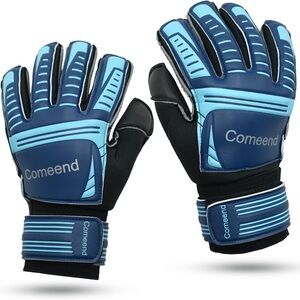 COMEEND Goalie Gloves 1 Pair Soccer Goalkeeper Gloves